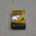 AUXITO 1156 LED Bulbs Amber Yellow 400% Super Bright 7506 BA15S P21W LED Bulb with Projector for Front Rear LED Turn Signal Bulb DRL Marker Blinker Parking Lights, Pack of 2