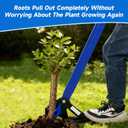 Sapling Puller Tool - Heavy Duty Tree Root Puller for to 2" Woody Stems | Fully Uproots Trees & Shrubs | Ergonomic Garden Tool for Landscaping, Farming, Forestry