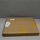 Deep Floating Wall Shelves - 4 Sets of 12 Inch Wide White Wood Shelves for Bathroom, Bedroom, Kitchen, Living Room