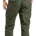 MAGCOMSEN Men's Tactical Pants 9 Pockets Ripstop, Water Repellent, Cargo Pants for Work, Hiking, Hunting(No Belt) (30, Green)