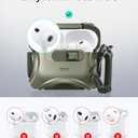 ESR for AirPods Pro 3 Case (2025), Compatible with Airpods Pro 3rd Generation Case (USB-C Cable), Effortless MagSafe, Drop-Proof Lock, Easy Open, Cyber Series, Green