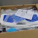 HOMLAND Shower Chair for Inside Shower with Removable Back, 400 lbs Heavy Duty Bath Seat for Bathtub, Safety Bath Stool for Seniors and Disabled (White)