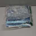 Tayney Turquoise Kitchen Curtains 63 Inch Length Abstract Window Curtains Set of 2, Teal Contemporary Curtain for Bedroom Living Room, Modern Kitchen Decor 42x63 Inch