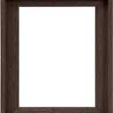 CANFRAVAS 8x10 Solid Wood Canvas Floater Frame, Wood Canvas Floating Frame, Floater Frame for 0.6"-0.8" Deep Canvas Paintings (8"x10", Dark Brown)