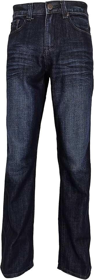 Bailey's Point Men's Fashion Bootcut Jeans Dark Wash Size 32X34