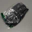 SIMBEAUTY Indian Remy Human Hair Curl Toupee 10x8inch for Men with Men Hair System Replacement Wig (#1 (Jet Black) 20mm Curl)