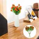 BESTOYARD Realistic Artificial Fruit 4 Pcs Faux Strawberry Bunches for Home Desk Office Decor Lifelike Faux Fruit Ornaments Seasonal Everyday Decoration 12.6 X 3.5 X 4.7 Inches