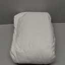 Tribeca Living King Luxury Solid Flannel Extra Deep Pocket Fitted Sheet, Fits up to 24" Mattress, Ivory