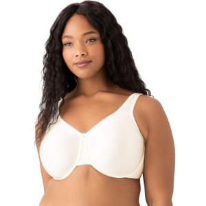 Wacoal Women's Basic Beauty Unlined Underwire Full Coverage Bra, 855192 (38D, Ivory)