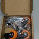 Stem Caster Wheels 2 inch Heavy Duty, Swivel Threaded Stem Mount Casters Set of 4 with American Size UNC 1/4"-20 x 1