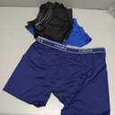 Hanes Men's Underwear Boxer Brief Pack, Performance Stretch Underwear, Moisture-wicking Boxer Briefs for Men, 6-Pack (Large, Black)