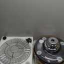 36" Fandelier, Crystal Ceiling Fan with Lights and Remote, Invisible Retractable Dimmable Chandelier Fan, 6-Speed Reversible Timer Ceiling Fan Light Kit for Bedroom Living Room Dining Room-Chrome