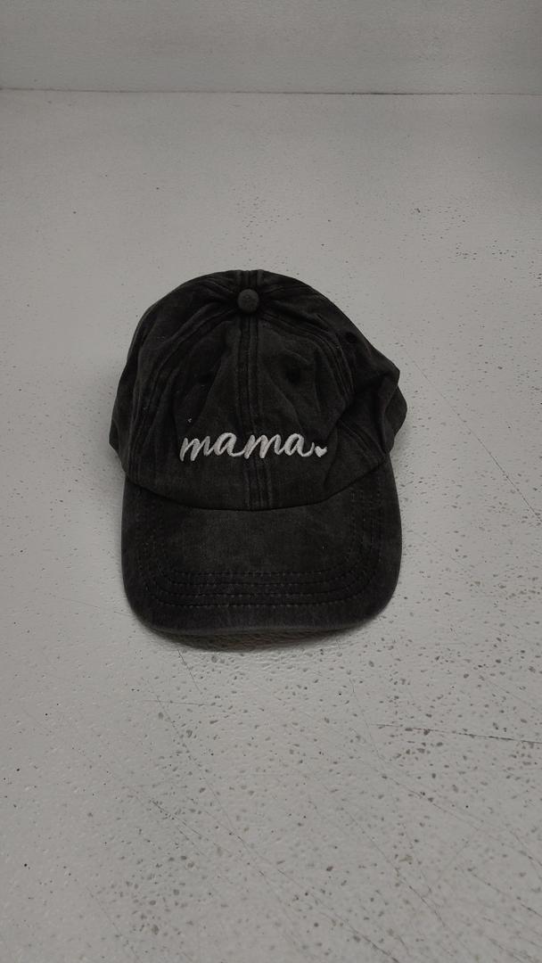 Wsysthute 1 PCS Mama, Adjustable Embroidered Cotton Matching Baseball Cap
