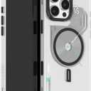 Aulumu A16 iPhone 16 Pro Magnetic Thermal Case | Updated Camera Control | IMD Technology | Compatible with Magsafe | Complete Wrap-Around | Touch Translucent White
