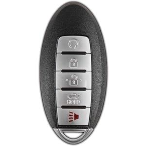 KeylessOption Key Fob Replacement for Nissan Altima, Versa, and Sentra - Keyless Entry Remote, 5-Button, OEM KR5TXN4  Dealer OR Locksmith Required - 2019 2020 2021 2022 2023 (1-Pack)