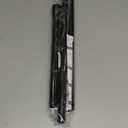 QINGYUN Black Tension Curtain Rod 28 to 48 Inch Spring Rod No Drilling Adjustable Shower Curtain Rod for Windows, Bathrooms, Closet, Kitchen