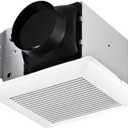 JOEAONZ Bathroom Exhaust Fan 110 CFM Very Quiet with Matel Housing, Ceiling Mount Ventilation Fan Large Air-flow Capacity, Energy-Saving Household Bath Vent Extractor, White Plastic Grille