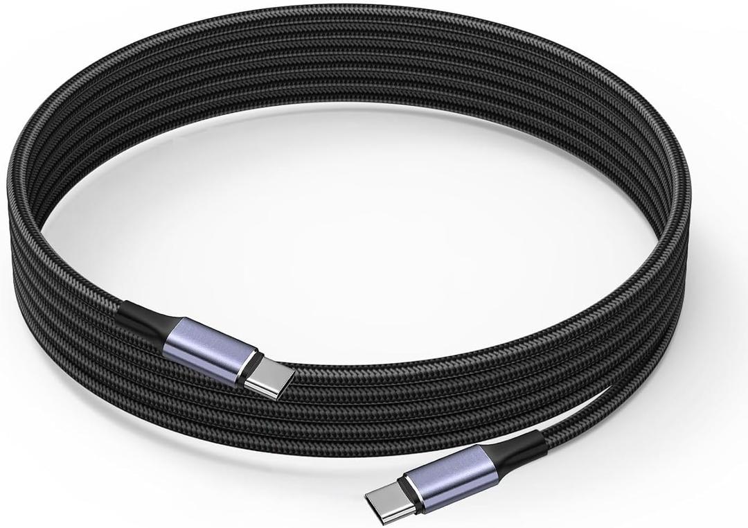 10 ft USB C Camera Tether Cable for Canon R5/R8/R6, USBC to USBC Tethering Charger for Sony A9 III/A1 II/A1/A9 II, Data Transfer for Nikon ZF/Z8/Z9