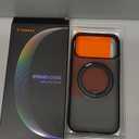 TORRAS 360 Magnetic Stand for iPhone 17 Pro Max Case, [Fit for MagSafe] [4X MilitaryGrade Protection] Slim Case for iPhone 17 Pro Max 6.9", Translucent Obsidian Black, Ostand O3 Fitness Series