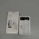 Ultra Mini Power Bank with Stand, Small Portable Charger with USB C Connect Powerbank Fast Charging, Phone Charger Battery Pack 5000mAh Compatible with iPhone 16/15 Series and Android etc, White