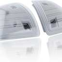 68302828AA 2Pack LED Side Mirror Turn Signal Lights Clear Lens Compatible with Dodge Ram 1500 2500 3500 4500 5500 2010-2018 Replaces 68302829AA