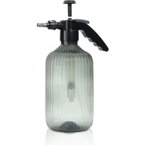 T4U Fine Mist Spray Bottle Plastic Grey 2L, Hand Held Pressure Plant Mister with Top Pump, Empty Water Sprayer Watering Can with Adjustable Nozzle for Indoor and Outdoor Gardening and Home Cleaning (Gray)