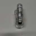 SUPRUS Waterproof 3 Modes of Flashlight Windproof Lighter Dual Arc Electric Rechargeable Dual Arc Plasma Lighter with Survival Emergency Whistle and Lanyard (Orange)