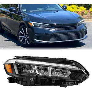 Right LED Headlight for 2022-2024 Honda Civic Sport/Touring/Sport Touring, Right Passenger Side