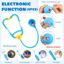 Liberry Doctor Kit for Toddlers 3-5 Years Old, 18-Piece Kids Doctor Bag Pretend Play Toys, Durable Medical Kit with Toy Stethoscope, Blue Doctor Gift for Boys Girls