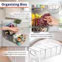 Pantry Organizers and Storage, Cabinet Organizer Kitchen Organizers and Storage - Fridge Organizer, Drawer Organizer & Snack Organizer - Refrigerator Organizers and Storage, Cupboard Shelf Organizer