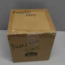 JarThenaAMCS Halloween Candy Dish Holder Pumpkin Ceramic Dish Orange Black Jack-O-Lantern Candle Holder for Trick or Treat Halloween Tired Tray Decor