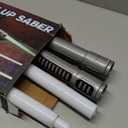 4 Pack Extendable Toy Sword Set for Kids & Adults - Dual Light Up Sabers, Perfect for Parties