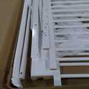 Dream On Me Dillian 5-in-1 Convertible Full-Size Baby Crib in White, GreenGuard Gold & JPMA, Converts to Toddler, Day & Full-Size Bed 3 Mattress Heights, Sustainable Pinewood