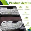 Car Rear Window Sunshade, 20"40" Rear Window Sun Shade Blocker with Suction Cups, Mesh Sunlight Shield Provide Glare Shield and UV Rays Protection for Baby, Universal Car Accessories for Most Models