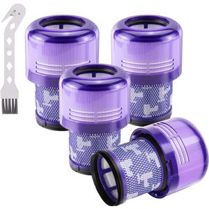 Improvedhand Filter Replacements for V11 Animal, V11 Torque Drive Detect Cordless Vacuum, Replace Part # 970013-02 (4 Pack)