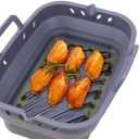 Original Air Fryer Silicone Liner, 4 piece set for your air fryer daily essential use, reusable, cleanliness maintaining good condition of your air fryer. The liners are 8.1inch 100% platinum silicone