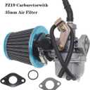 PZ19 Carb 125cc 110cc Carburetor For TaoTao Baja 125cc 110cc 90cc 70cc 50cc Chines ATV Dirt Bike Kazuma Quad Go Kart 4 Stroke Engine