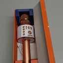 BONAOK Wireless Bluetooth Karaoke Microphone,3-in-1 Portable Handheld Karaoke Mic Speaker Machine Home Party Birthday for All Smartphones PC(Q37 Rose Gold)