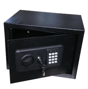 Combination Electronic Office Home Safe with Emergent Keys  Black Safe 15"x12"x12"