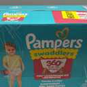 Pampers Diapers - Swaddlers 360 - Size 5, 92 Count, up to 100% Leakproof Comfy Dry Fit, Designed for Easy Changes, Pull On Baby Diaper 