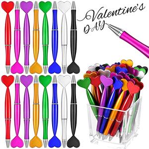 FFNIU 48Pcs Valentine's Day Pens, Heart Shaped Ballpoint Kids Pens for Office School Supply