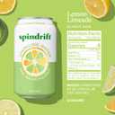 Spindrift Lemon Limeade Can 12 Ounce (Pack of 24) (EXP 05/31/27)