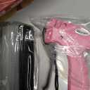 Stitch Gun for Clothes Stitchy Tagging Gun for Clothing Stitchy Quick Clothing Fixer -Includes 1,000 Black Fasteners & 1,000 White Fasteners & 6 Needles (Hotpink+White)