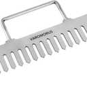 Varomorus Stainless Steel Aquatic Weed Grass Razor Cutter Cleaner for Lakes, Ponds & Beaches Portable with Rope (Stainless Steel)