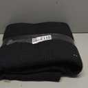 IOHOUZE Washable Area Rug 5x7 Non Slip Rubber Backed Rugs for Living Room, Dining Room Rugs Bedroom Rug, Woven Indoor Floor Carpet for Living Room Nursery, Black/Grey