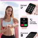 Tensky Smart Watch for Women Android & iPhone, Alexa Built-in, 1.8" Touch Screen Fitness Tracker with Answer/Make Calls, 3ATM Waterproof Heart Rate/Sleep/SpO2 Monitor, Pedometer, 100+ Sport Modes