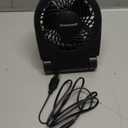 Honeywell HTF090B Turbo on the Go Personal Fan, Black  Small, Portable Fan, 250 watts (5 x 2.2 x 6 inches)