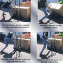Kickboxer Hand Truck Dolly Box Leverage Bar - Slide Boxes Off 2-Wheeled Dolly From Bottom for Neatly Stacked Moving/Shipping - Hook to Tilt Backward