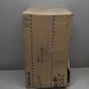 OLANLY Blush Round Rugs for Bedroom - Machine Washable, 5 ft Circle Area Rugs for Living Room, Soft and Fluffy Shaggy Carpet for Teen Girls and Boys, Nursery Rooms, Dorms, Home Decor Aesthetic