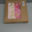 Ling's Moment Artificial Flowers Fake Silk Hydrangea Faux Peony Foam Roses Combo for DIY Wedding Bouquet Centerpiece Arrangement Bridal Shower Party Home Decor, Powder Pink & Berry Pink & Cream, 24pcs